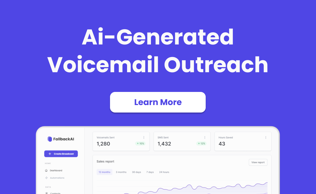 AI-Generated Ringless Voicemail for Sales Lead Generation